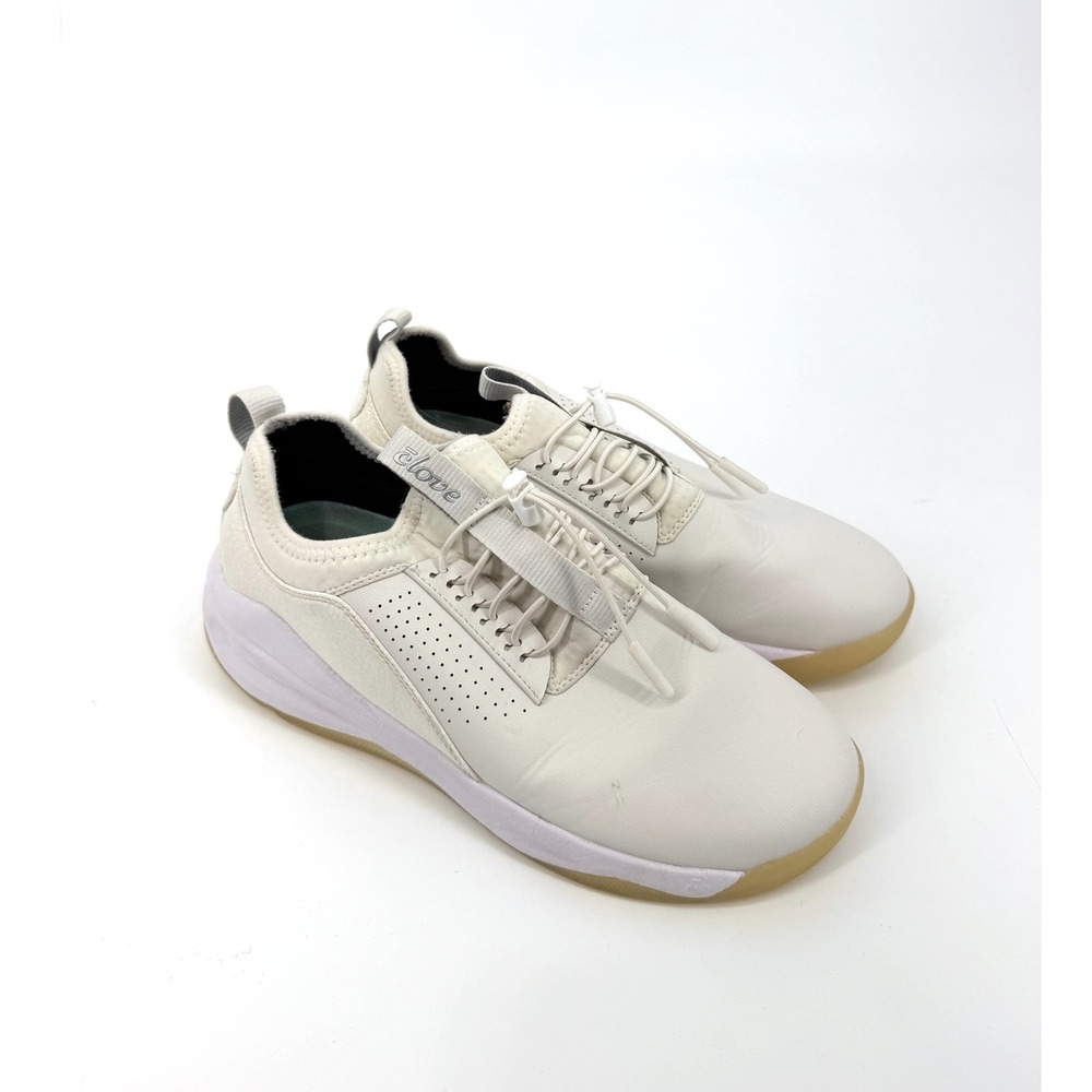Clove Nursing Shoes White Grey Womens 8.5 Mens 7 Sneakers CL0026 Gum Sole